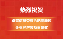 熱烈祝賀!国产99视频精品一区（zhì）信息榮（róng）獲合肥高新區企業經濟效益貢獻獎